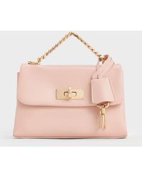 Charles & Keith - Mini Kerry Chain-Handle Crossbody Bag - Lyst