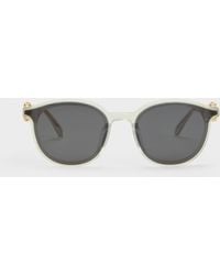 Charles & Keith - Ciara Heart-Motif Sunglasses - Lyst