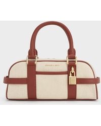 Charles & Keith - Scottie Canvas Bowling Bag - Lyst