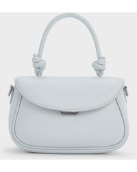 Charles & Keith - Sammie Knotted-Handle Front-Flap Bag - Lyst