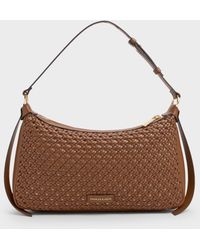 Charles & Keith - Calla Woven Shoulder Bag - Lyst