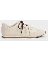 Charles & Keith - Jace Leather & Suede Sneakers - Lyst