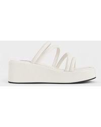 Charles & Keith - Strappy Platform Wedges - Lyst