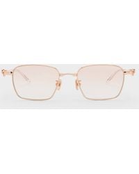 Charles & Keith - Paige Rectangular Sunglasses - Lyst