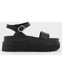 Charles & Keith - Flatform Sandals - Lyst
