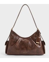 Charles & Keith - Khai Side-Pocket Shoulder Bag - Lyst