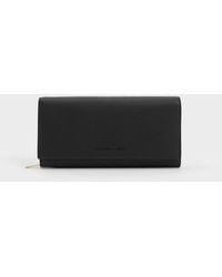 Charles & Keith - Muriel Front Flap Long Wallet - Lyst