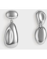 Charles & Keith - Donora Sculptural Drop Earrings - Lyst