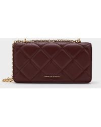 Charles & Keith - Paffuto Quilted Chain-Handle Long Wallet - Lyst