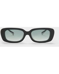Charles & Keith - Aubrey Rectangular Sunglasses - Lyst