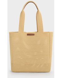 Charles & Keith - Ida Knitted Tote Bag - Lyst