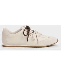 Charles & Keith - Jace Leather & Suede Sneakers - Lyst