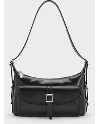 Charles & Keith - Bryna Belted Shoulder Bag - Lyst
