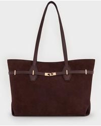 Charles & Keith - Arlet Double-Handle Belted Tote Bag - Lyst