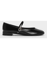 Charles & Keith - Gertrude Patent Mary Janes - Lyst