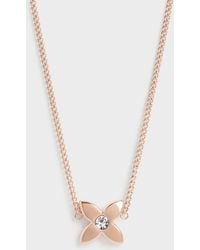Charles & Keith - Felicity Flower-Motif Crystal Necklace - Lyst