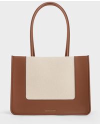 Charles & Keith - Daylla Canvas Tote Bag - Lyst