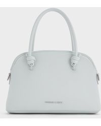 Charles & Keith - Sammie Knotted-Handle Bowling Bag - Lyst