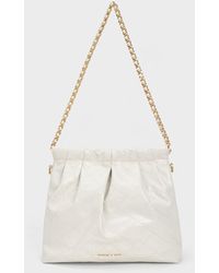 Charles & Keith - Duo Chain Handle Shoulder Bag - Lyst