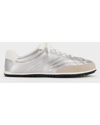 Charles & Keith - Metallic Low-top Sneakers - Lyst