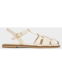 Charles & Keith - Easley T-Bar Caged Sandals - Lyst