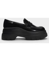 Charles & Keith - Leoi Platform Penny Loafers - Lyst