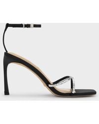 Charles & Keith - Jaylene Gem Stiletto Sandals - Lyst