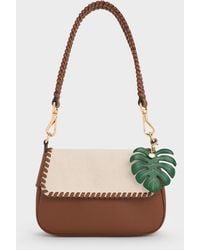 Charles & Keith - Blume Canvas Braided Shoulder Bag - Lyst