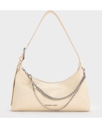 Charles & Keith - Atwood Chain-Embellished Shoulder Bag - Lyst