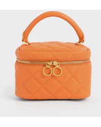 Charles & Keith - Quilted Two-way Zip Mini Bag - Lyst