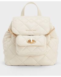 Charles & Keith - Aubrielle Quilted Backpack - Lyst