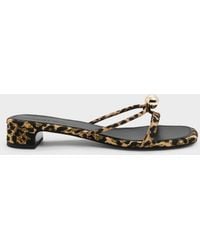 Charles & Keith - Georgie Leopard-print Metal-ball Heeled Sandals - Lyst