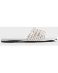 Charles & Keith - Woven Slide Sandals - Lyst