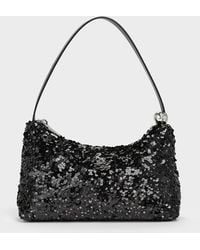Charles & Keith - Jesmyn Sequinned Two-Way Bag - Lyst