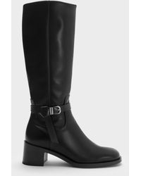 Charles & Keith - Eliza Knee-High Boots - Lyst