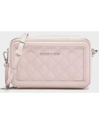 Charles & Keith - Quilted Boxy Long Wallet - Lyst