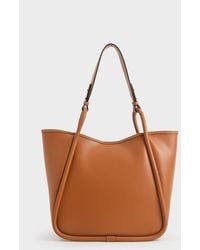 Charles & Keith - Lyla Tubular Slouchy Tote Bag - Lyst
