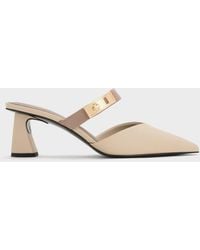 Charles & Keith - Lando Heeled Mules - Lyst