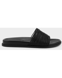 Charles & Keith - Fianna Strappy Slide Sandals - Lyst