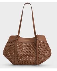 Charles & Keith - Calla Woven Tote Bag - Lyst