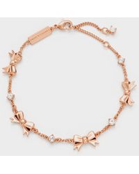 Charles & Keith - Paige Bow Crystal Bracelet - Lyst
