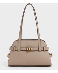 Charles & Keith - Aubrielle Belted Shoulder Bag - Lyst