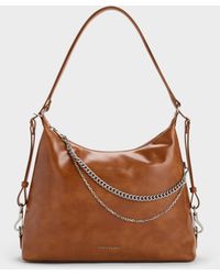 Charles & Keith - Atwood Chain Hobo Bag - Lyst