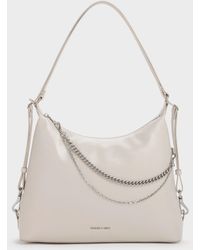 Charles & Keith - Atwood Chain Hobo Bag - Lyst