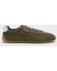 Charles & Keith - Nylon Contrast-Panel Low-Top Sneakers - Lyst