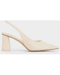 Charles & Keith - Teagan Pointed Slingback Pumps - Lyst