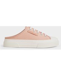 Charles & Keith - Kay Striped Slip-on Sneakers - Lyst