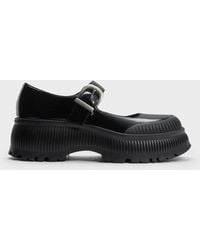 Charles & Keith - Darra Ridged-Sole Platform Mary Janes - Lyst