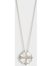 Charles & Keith - Annalise Clover Heart Necklace - Lyst