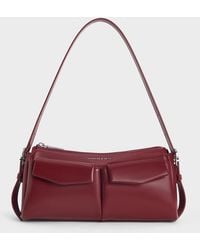 Charles & Keith - Rachel Elongated Front-Pocket Chain-Handle Bag - Lyst